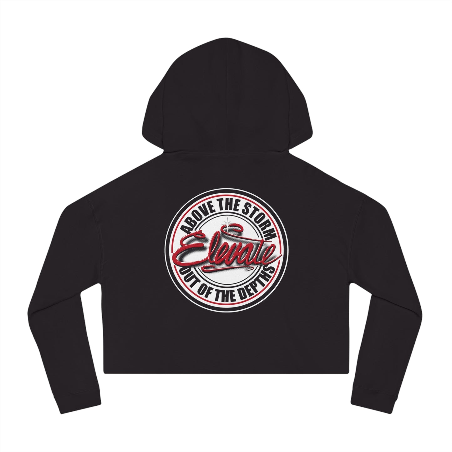 Elevate | Above The Storm | Women’s Cropped Hoodie