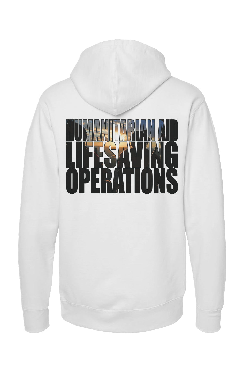 Service Over Self | HALO Relief | Above The Storm Premium Hoodie