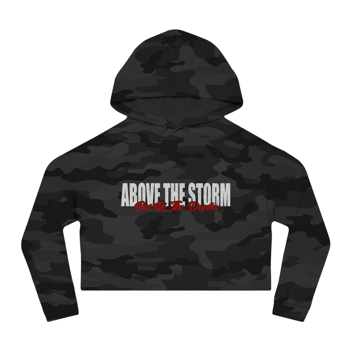 Elevate | Above The Storm | Women’s Cropped Hoodie