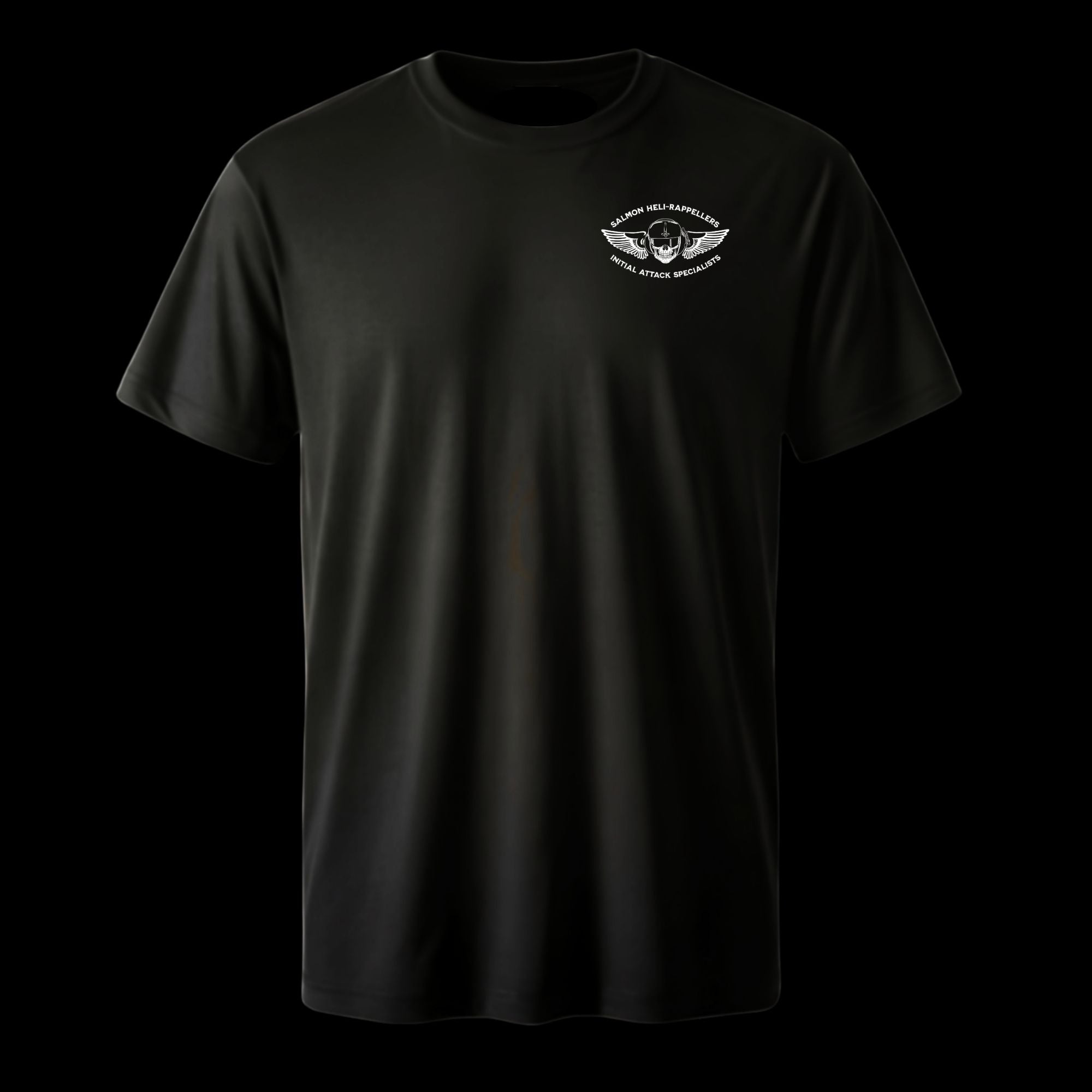 Salmon Heli-Rappellers | Men's fitted Tee