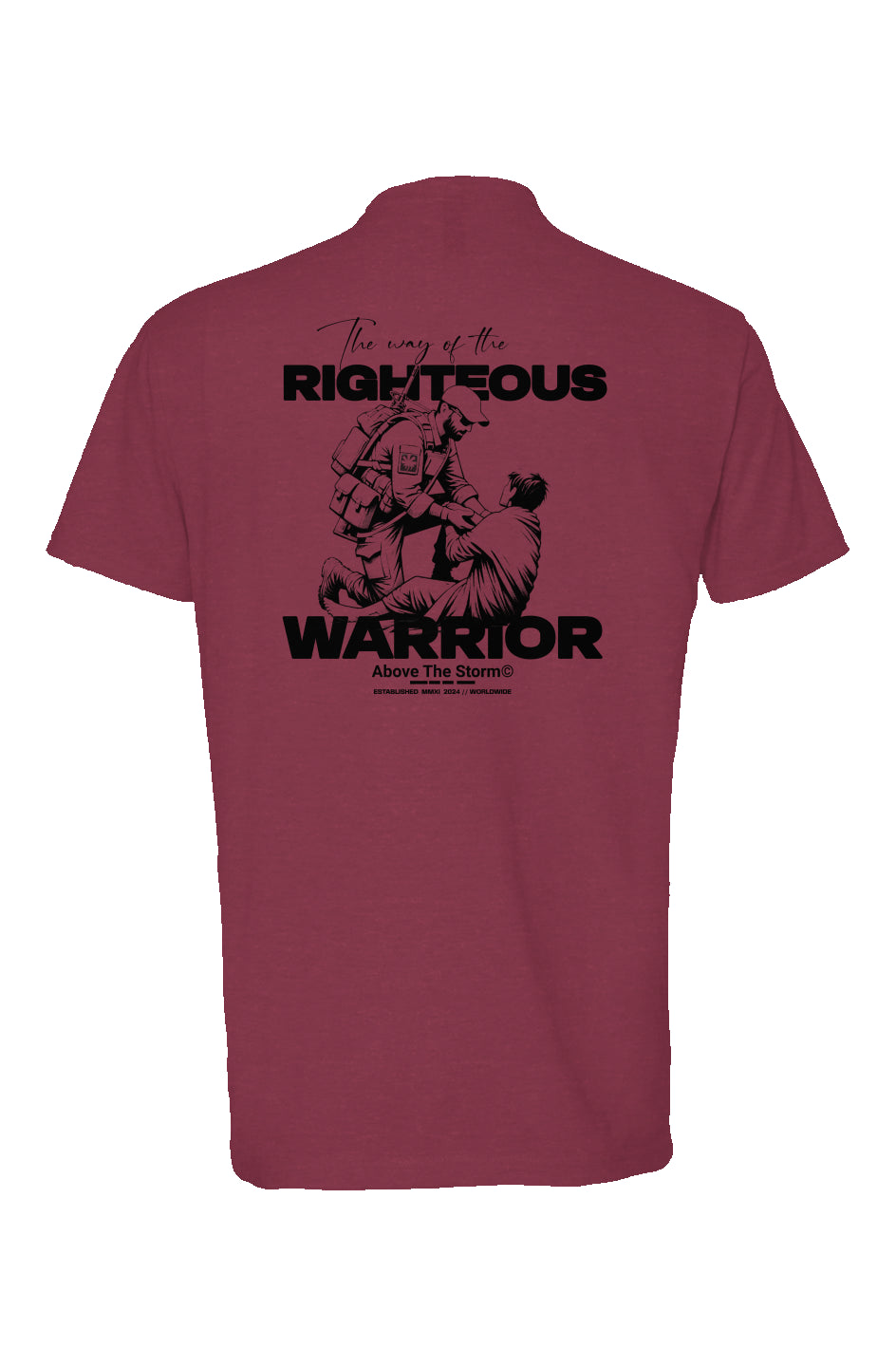 Warrior | Above The Storm | Men's fitted Tee