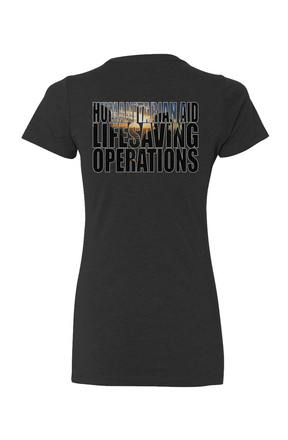 Service Over Self | HALO Relief | Above The Storm Women’s Premium Tee