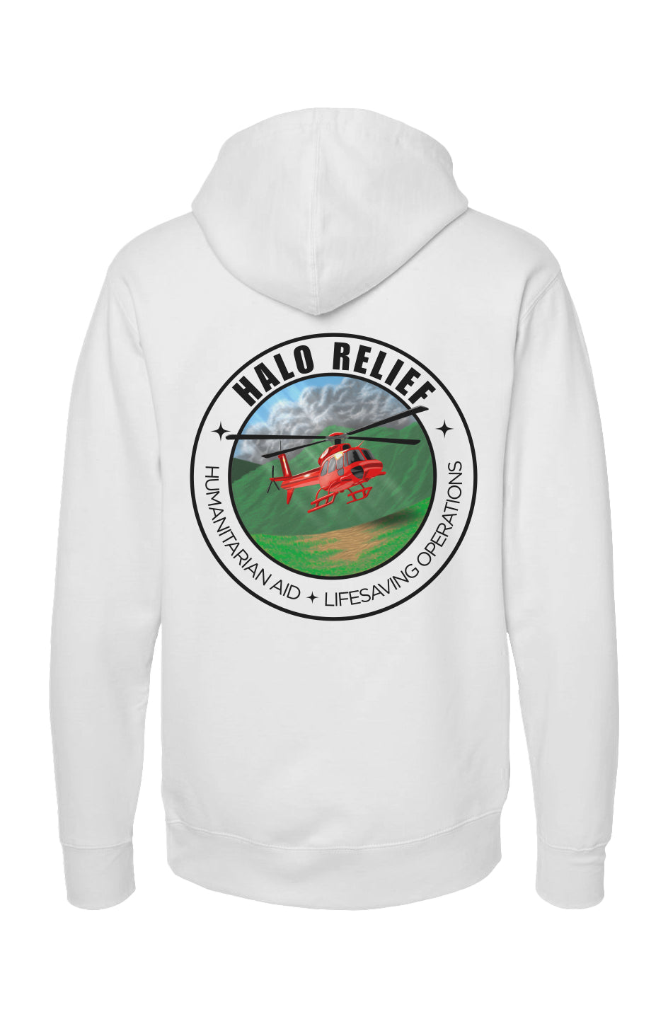 HALO RELIEF SEAL | Above The Storm Premium Hoodie