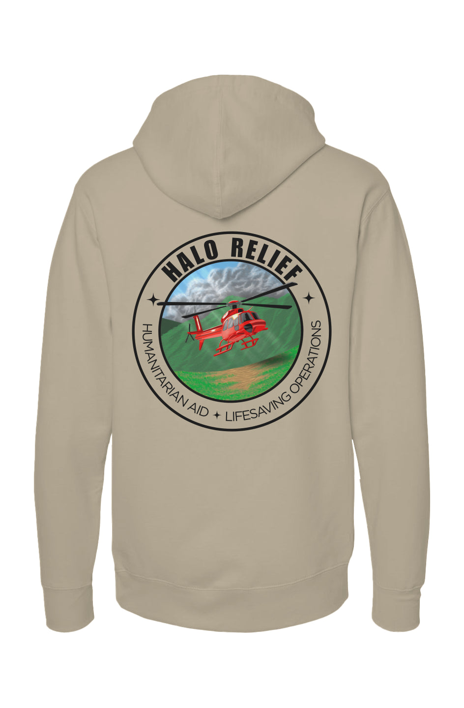 HALO RELIEF SEAL | Above The Storm Premium Hoodie
