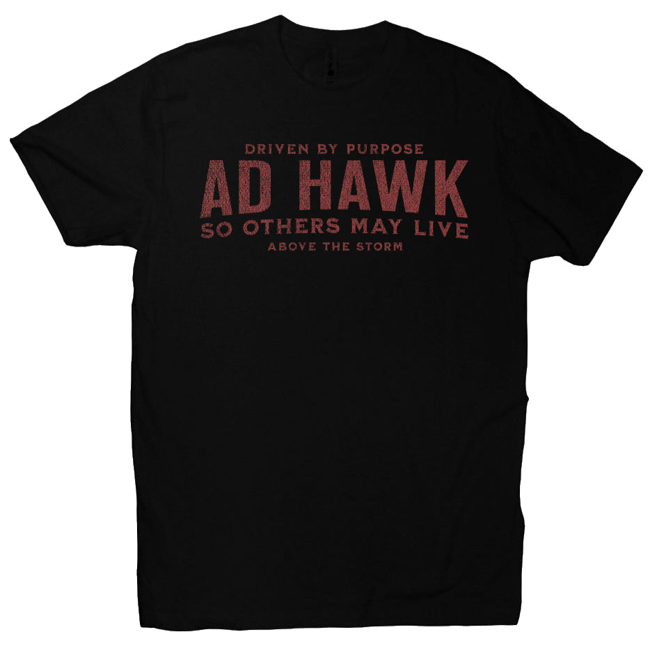 Above The Storm | Ad Hawk | Men's Fitted Tee