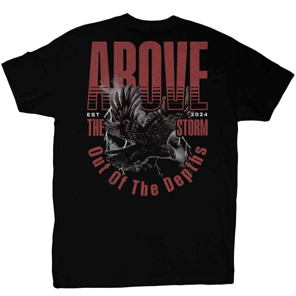 Above The Storm | Ad Hawk | Men's Fitted Tee