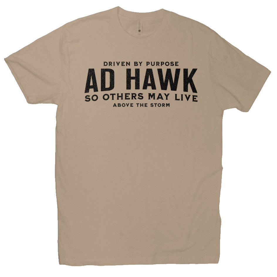 Above The Storm | Ad Hawk | Men's Fitted Tee