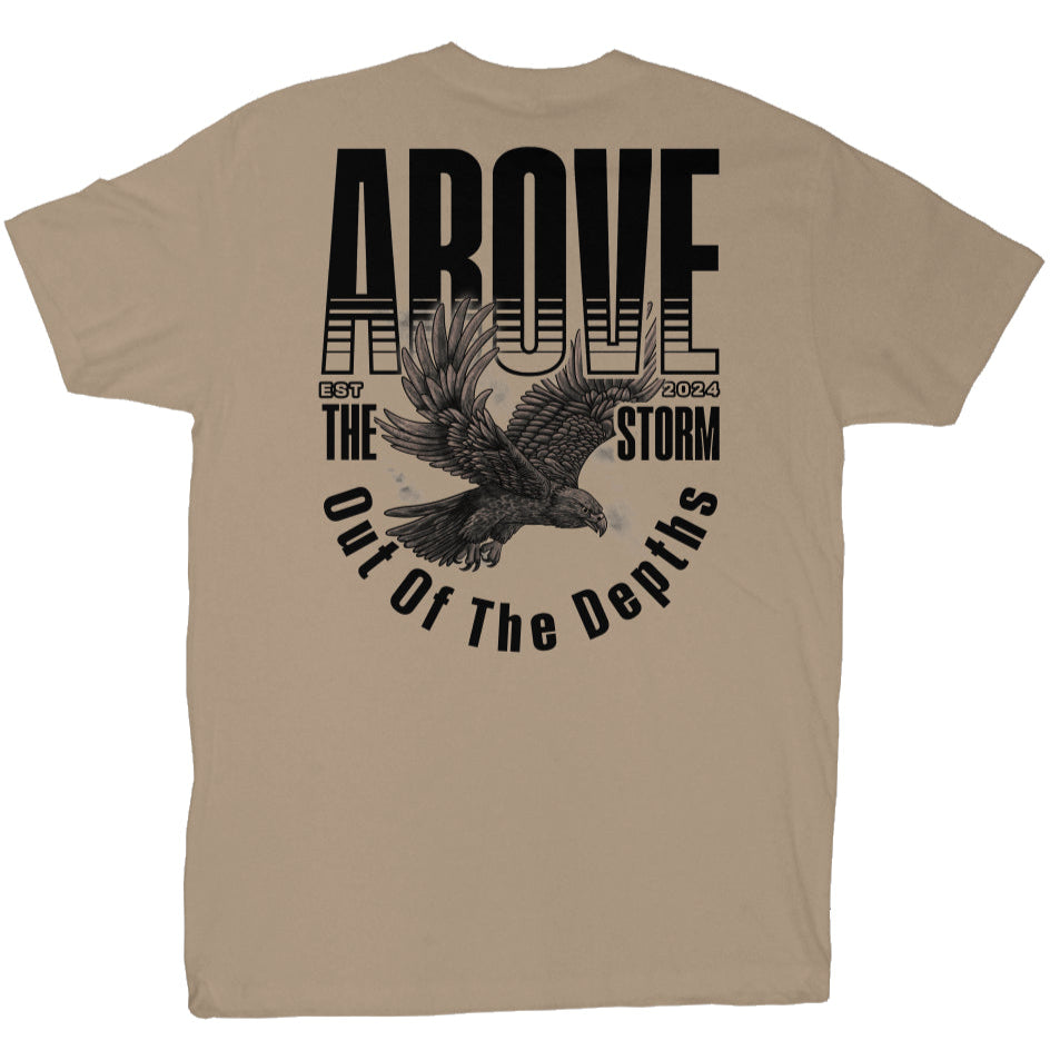 Above The Storm | Ad Hawk | Men's Fitted Tee