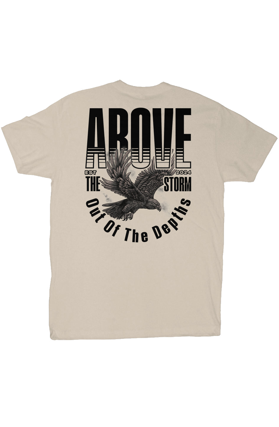 Above The Storm | Ad Hawk | Men's Fitted Tee