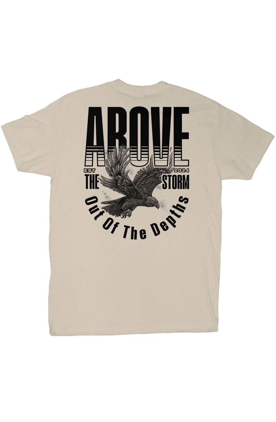 Above The Storm | Ad Hawk | Men's Fitted Tee