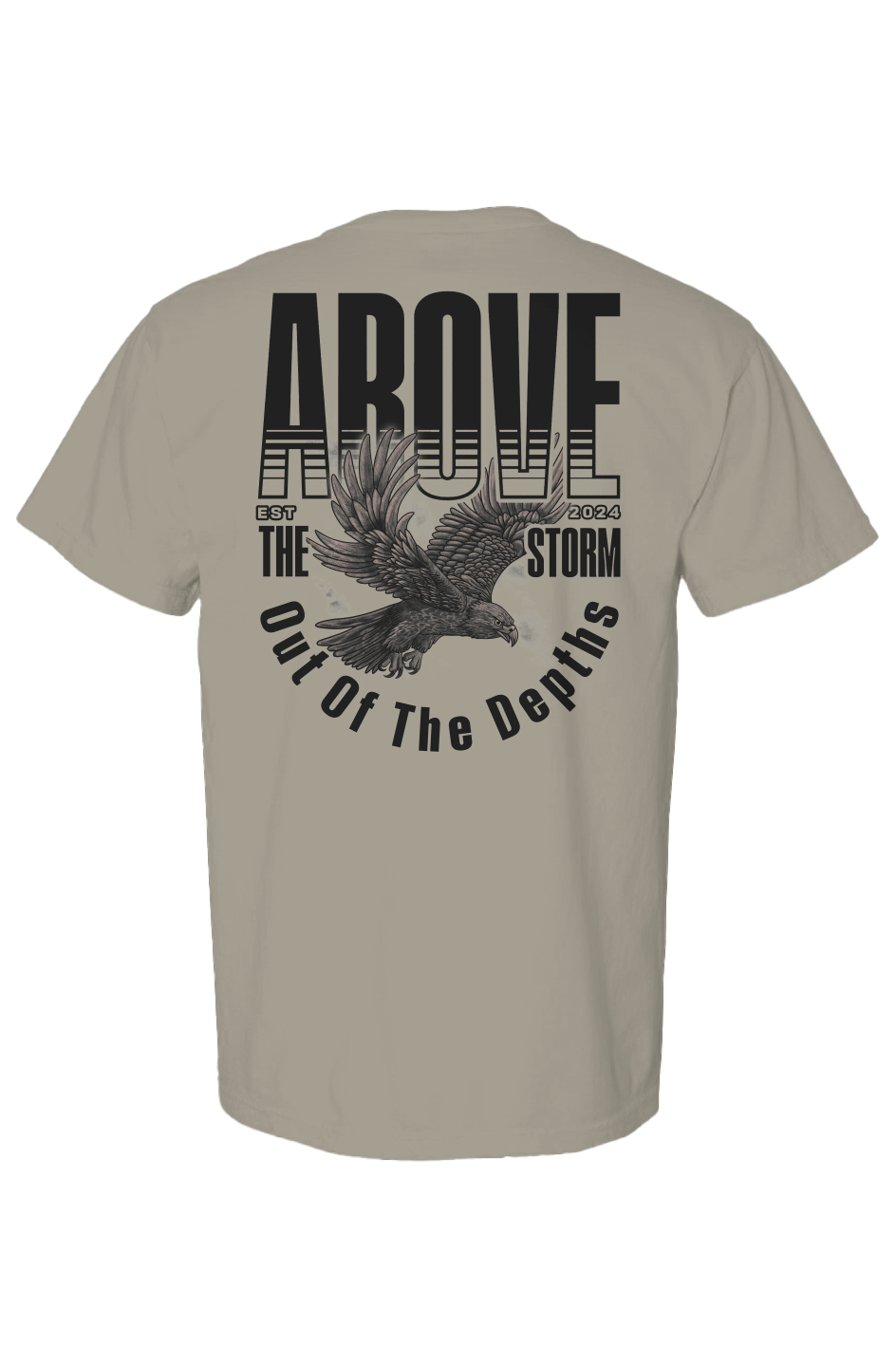 Above The Storm | Ad Hawk | Comfort Colors Heavyweight T Shirt