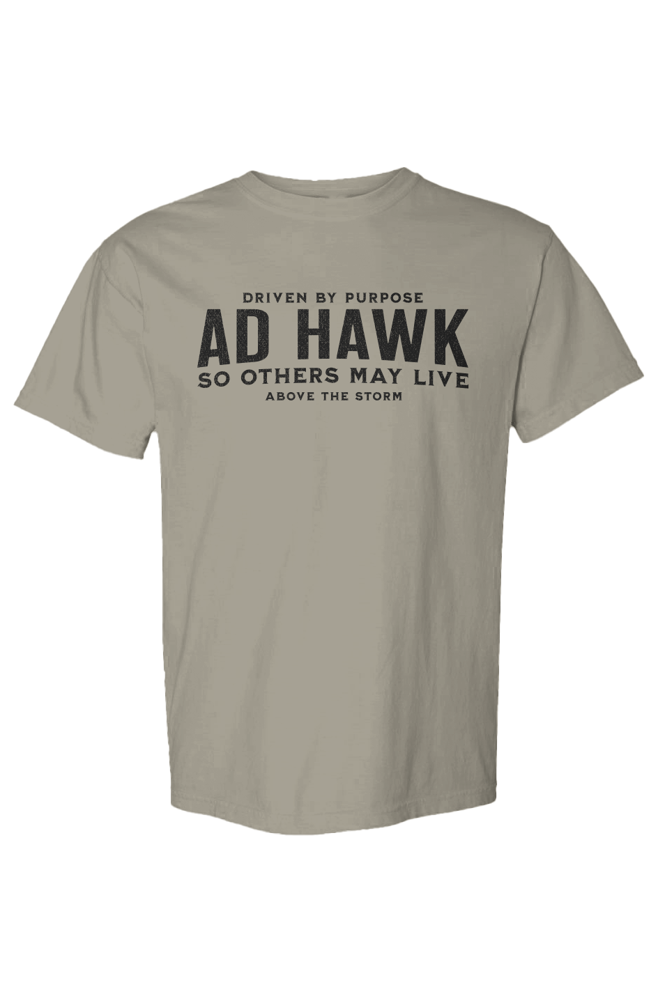 Above The Storm | Ad Hawk | Comfort Colors Heavyweight T Shirt