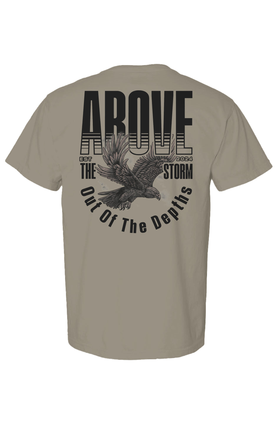 Above The Storm | Ad Hawk | Comfort Colors Heavyweight T Shirt