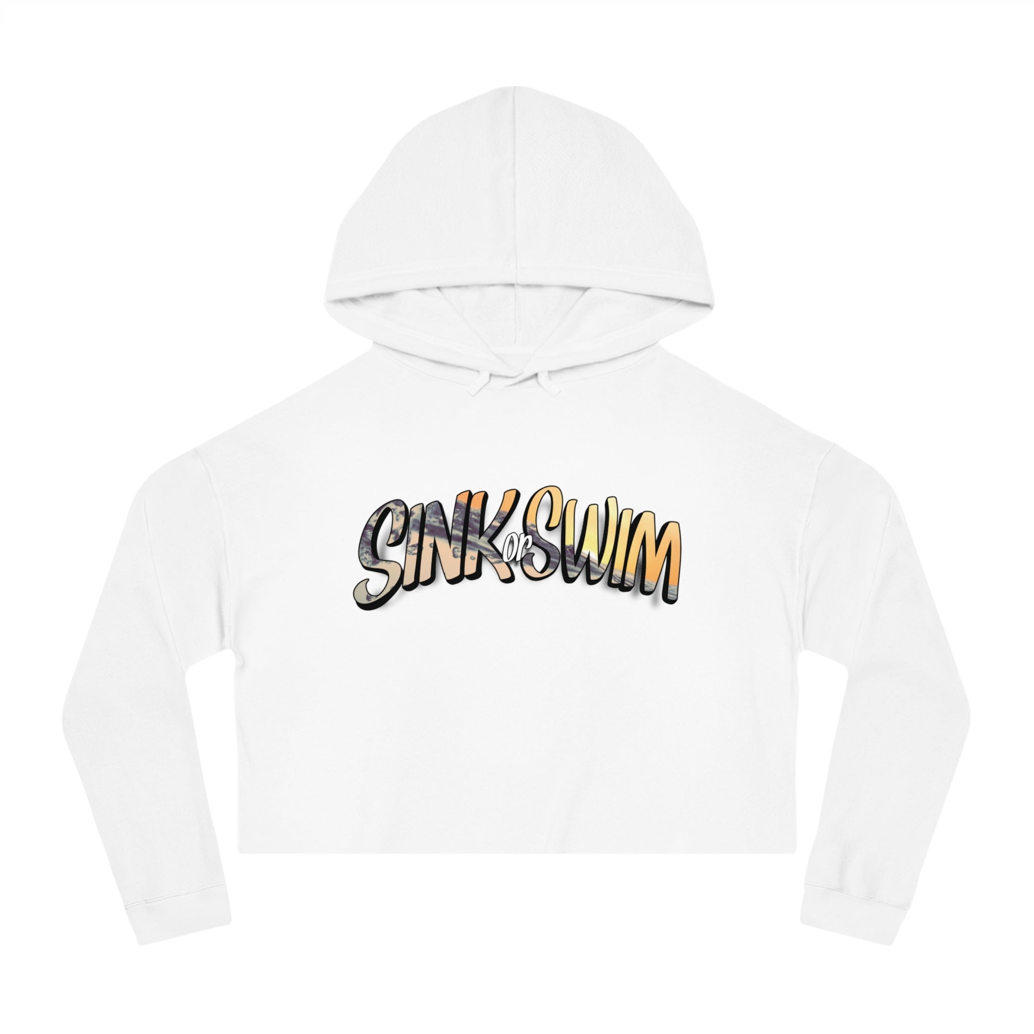 Sink or Swim | Above The Storm | Women’s Cropped Hooded Sweatshirt