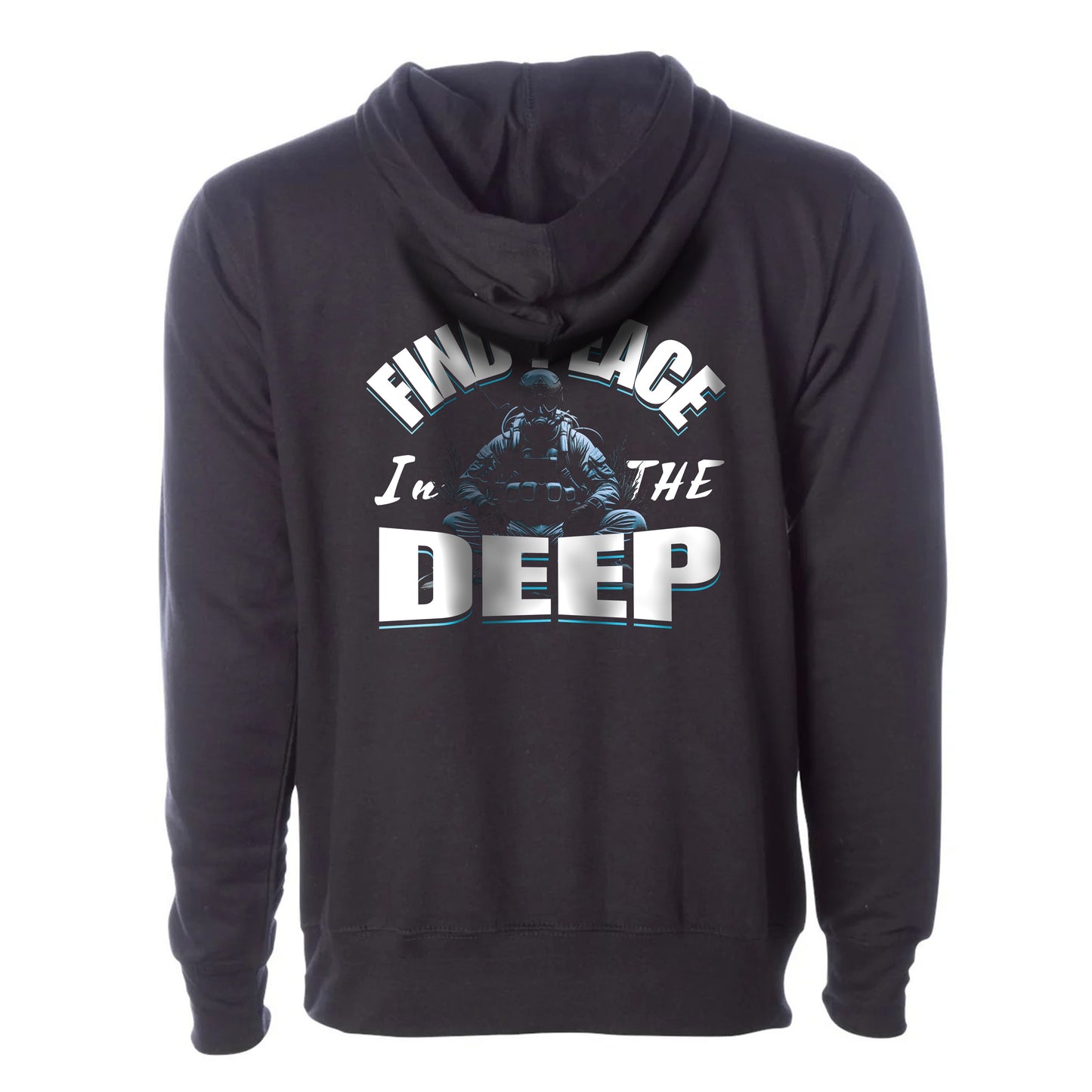 Find Peace In The Deep | Above The Storm | Men's Midweight Hooded