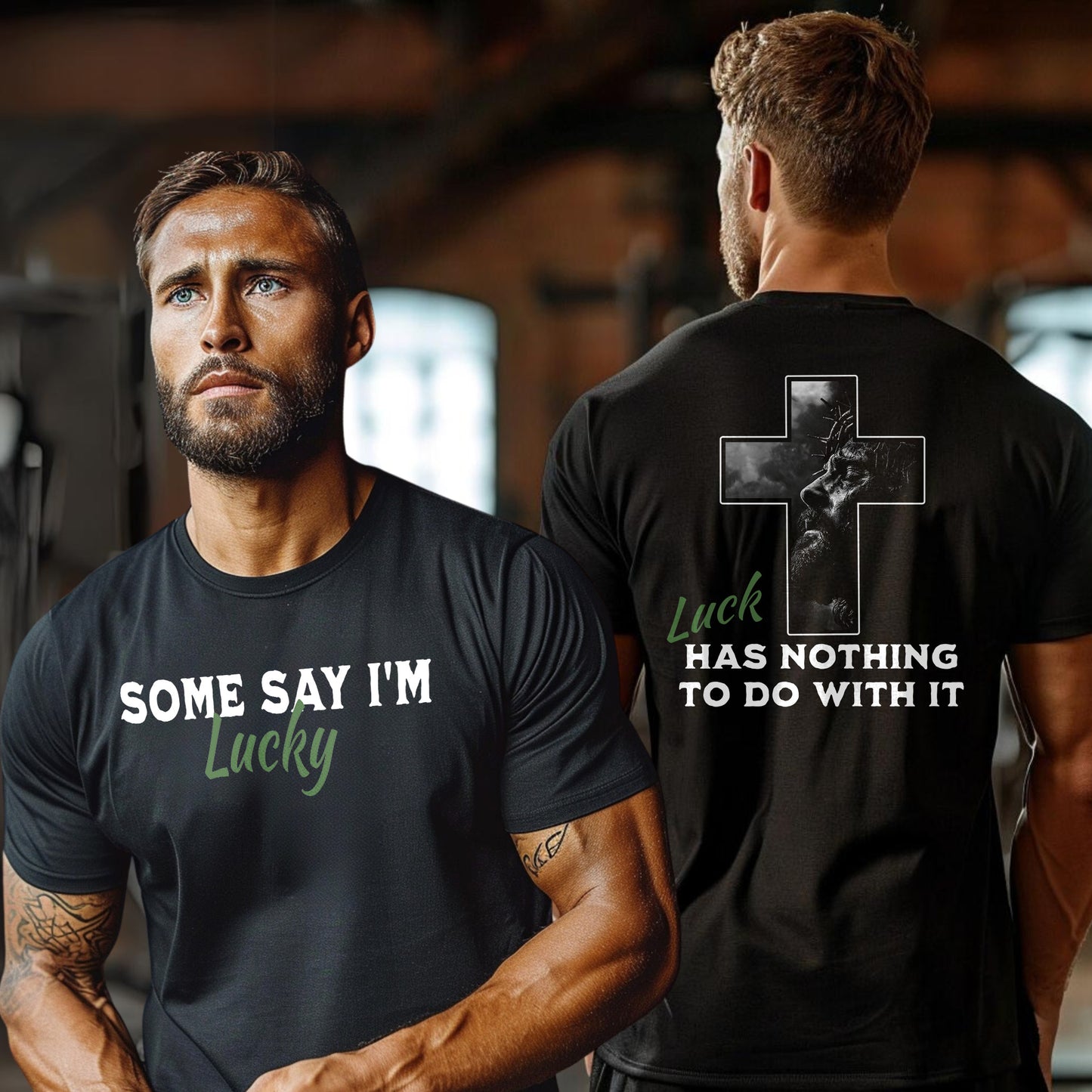 Some Say I'm Lucky | Above The Storm | Men's Fitted Tee