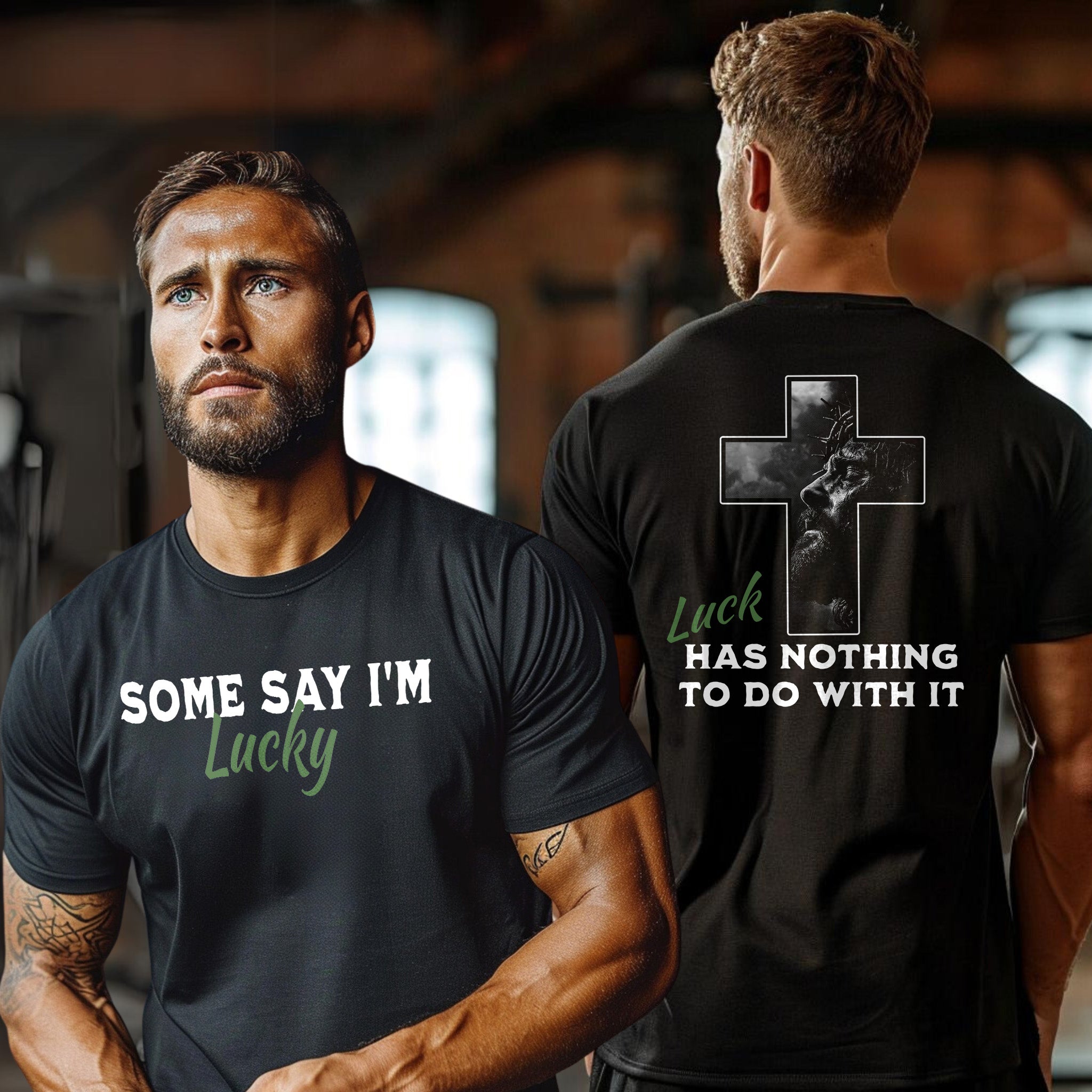 Some Say I'm Lucky | Above The Storm | Men's Fitted Tee