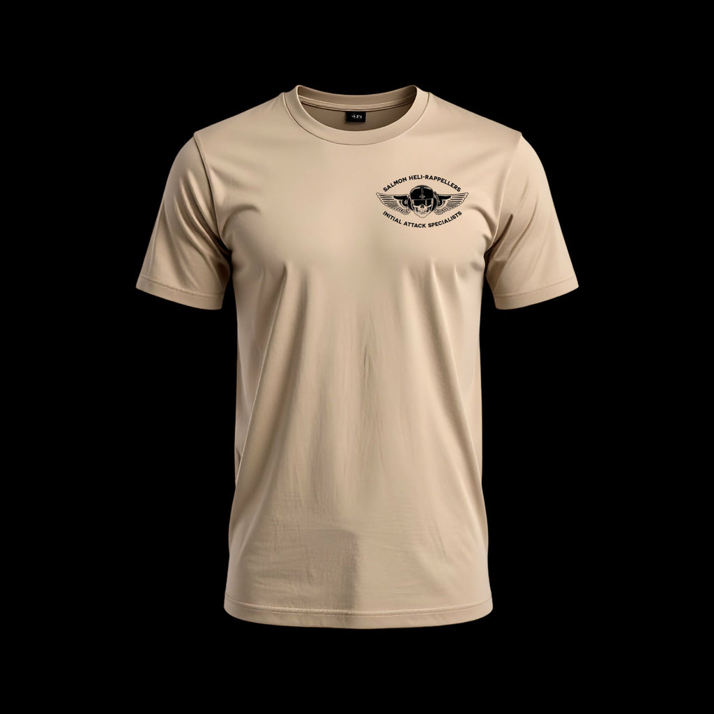 Salmon Heli-Rappellers Core Tee