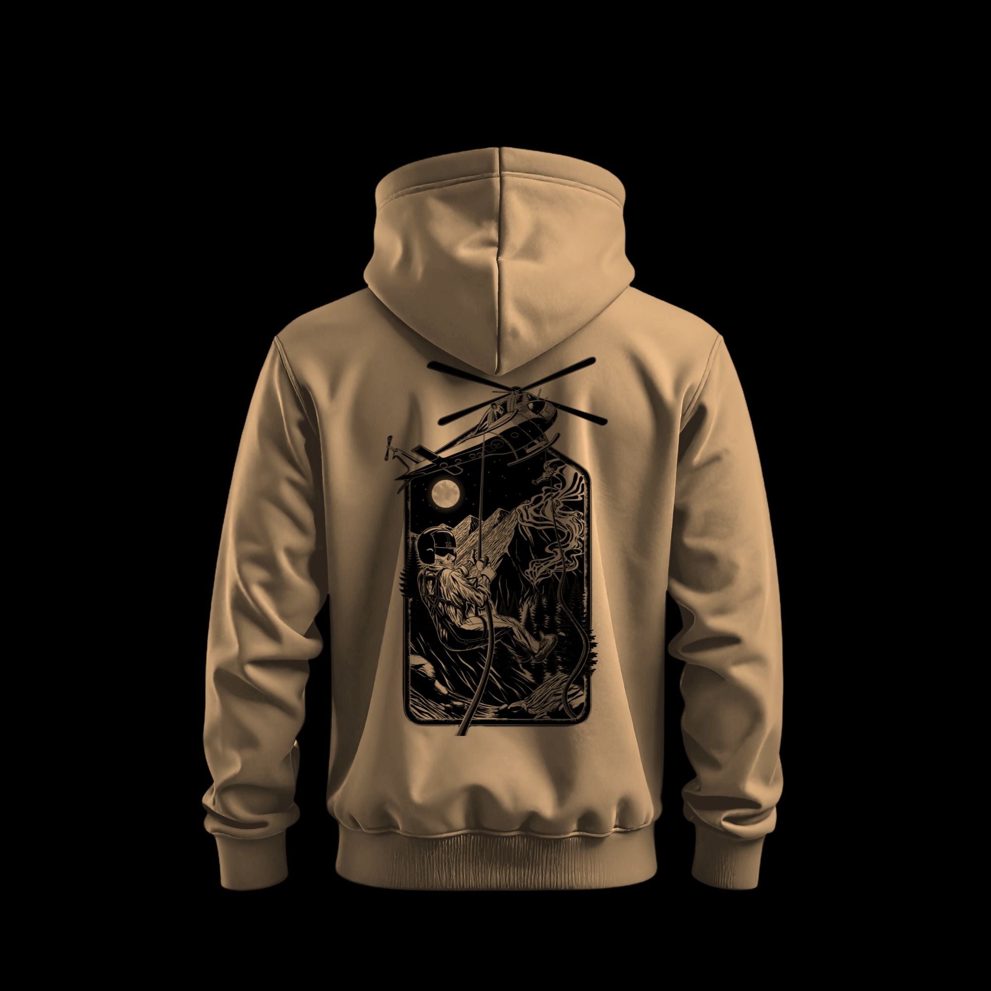 Salmon Heli-Rappellers | Above The Storm Custom Hoodie