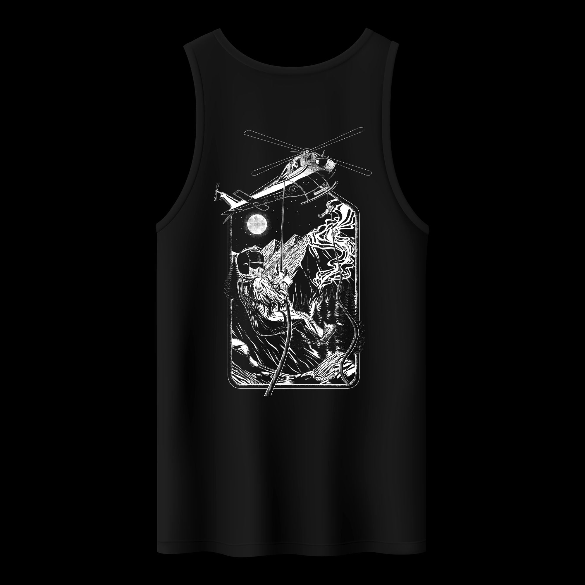 Salmon Heli-Rappellers | Above The Storm Custom Tank