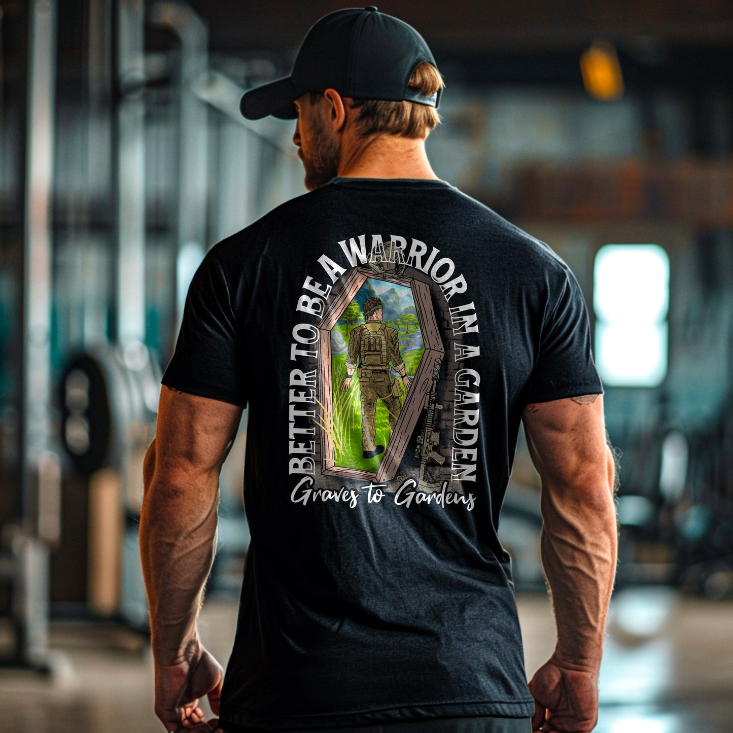 Graves To Gardens | Above The Storm | Men's Fitted Tee