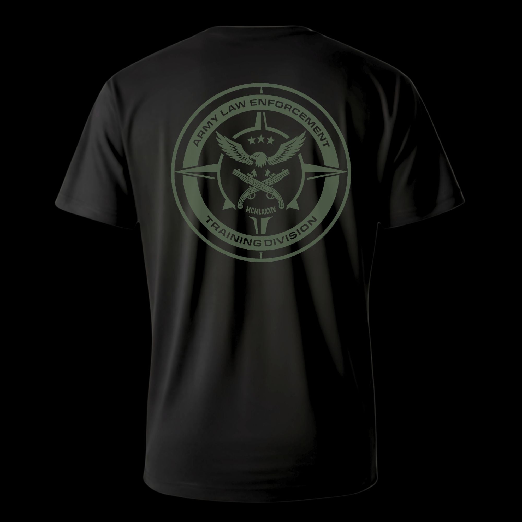 Army Law Enforcement - Training Division | Above The Storm | Men's Tee