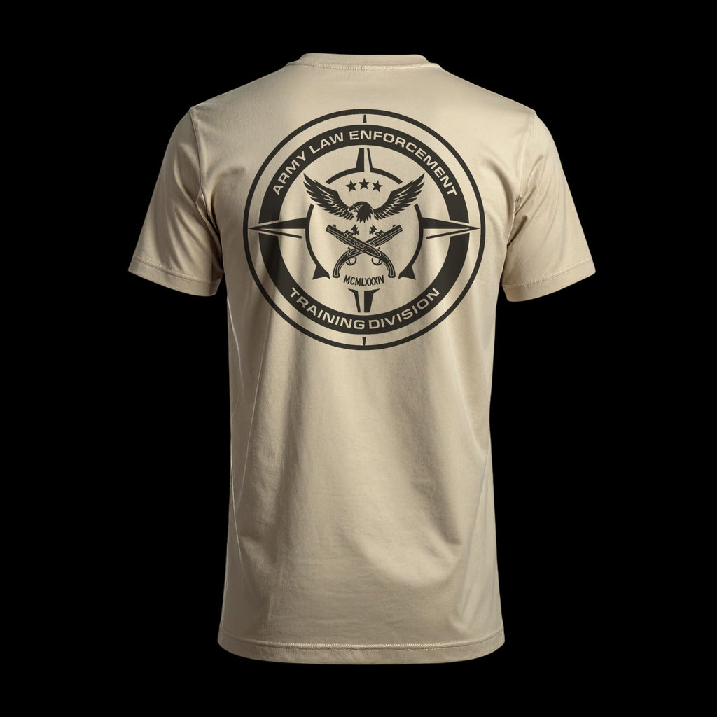 Army Law Enforcement - Training Division | Above The Storm | Men's Tee