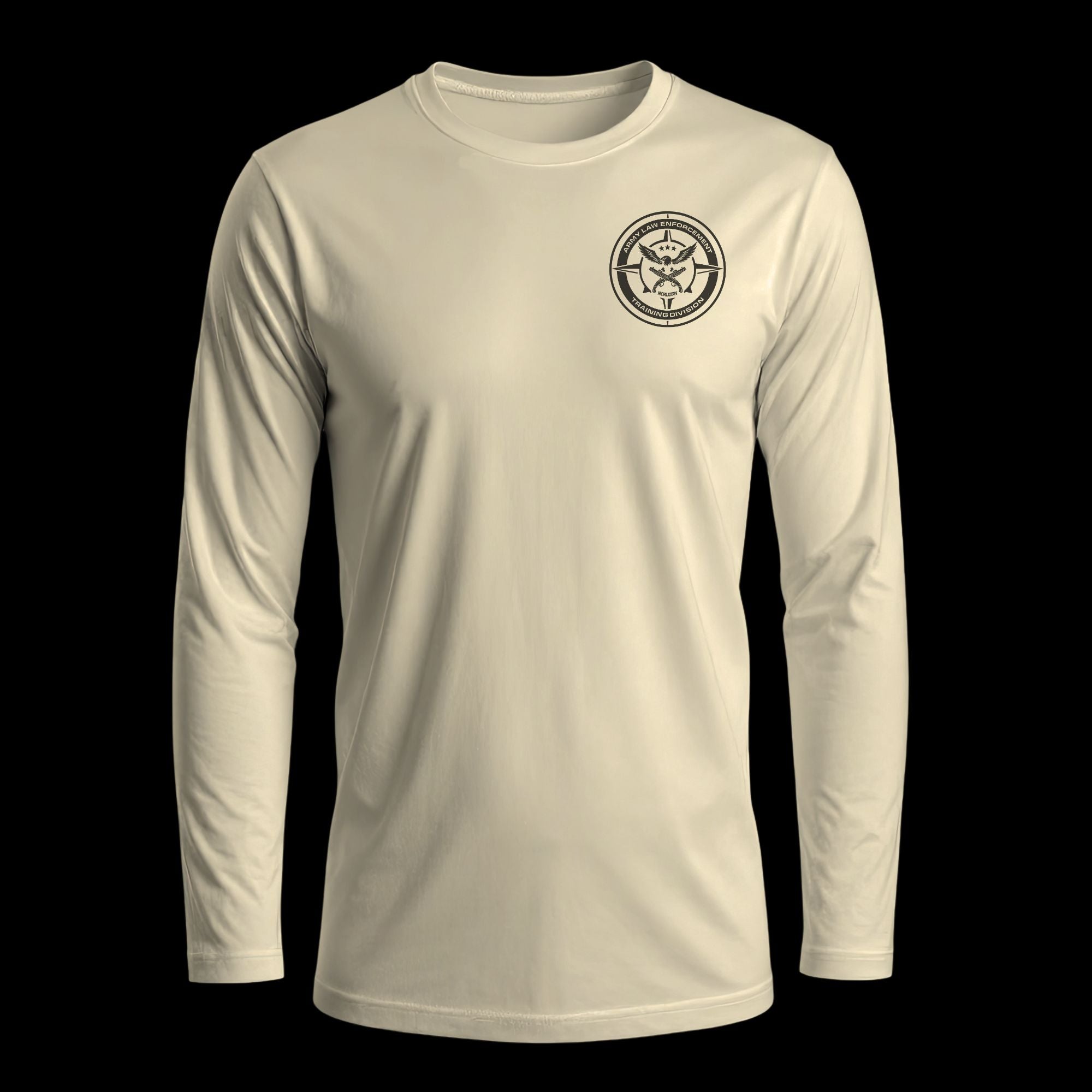 Army Law Enforcement - Training Division | Above The Storm | Men's Long Sleeve Tee