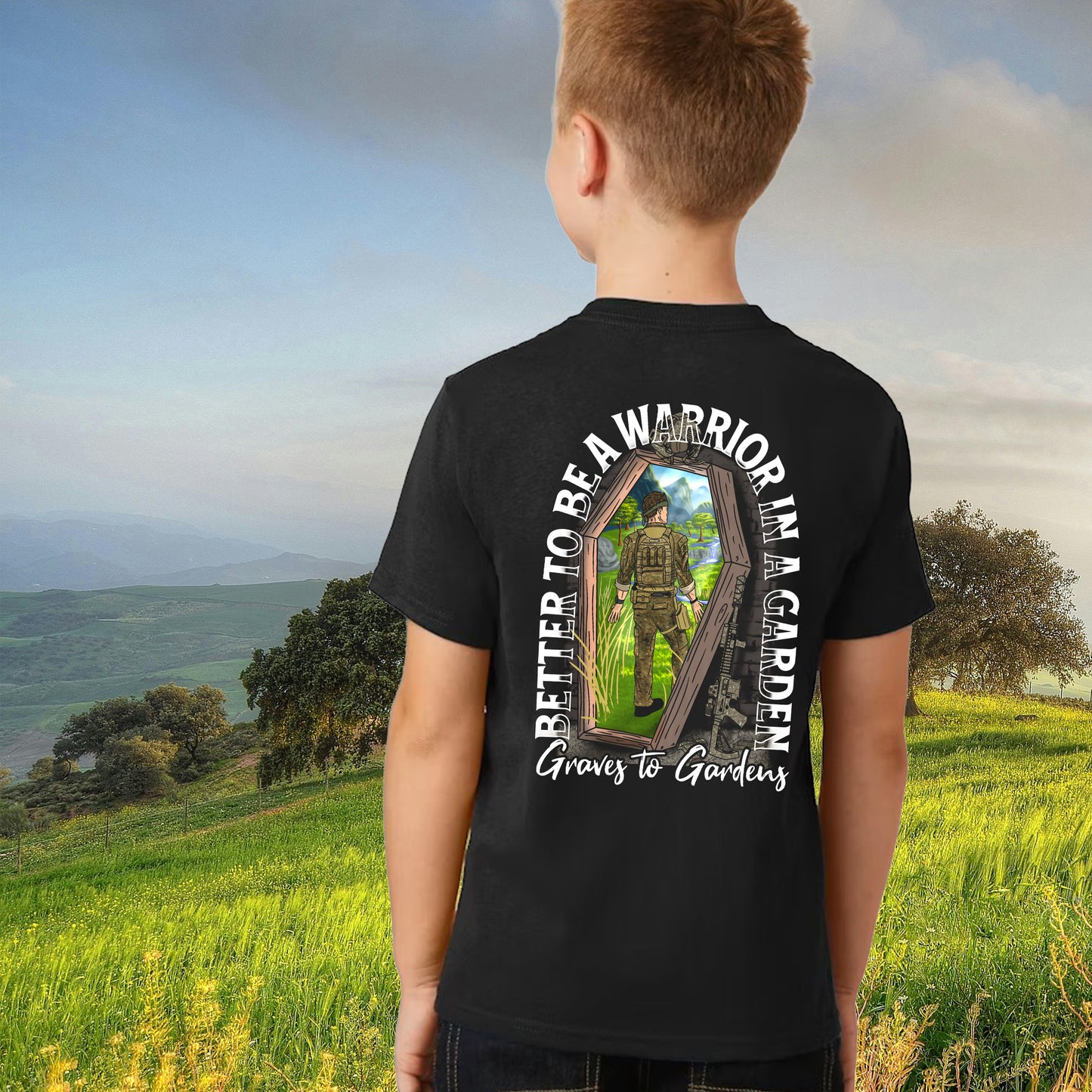 Graves To Gardens | Above The Storm | Youth Cotton Tee